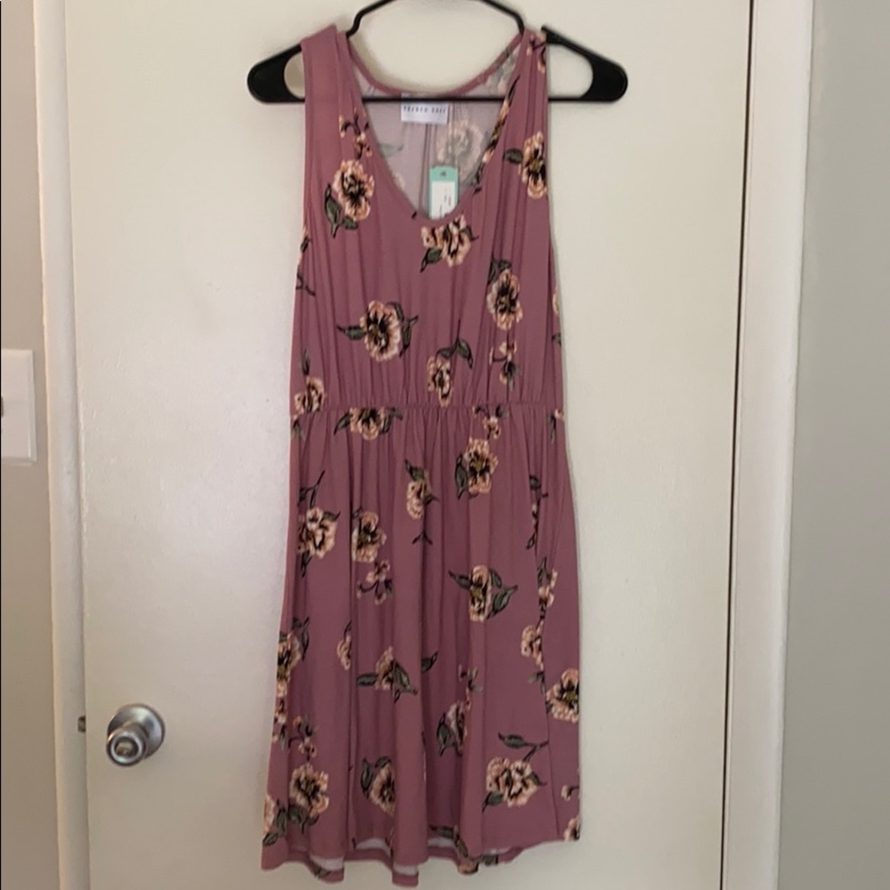 Pink sleeveless dress